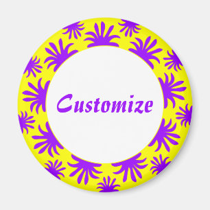 Aimant Après-midi du Modèle des Triffids - Jaune