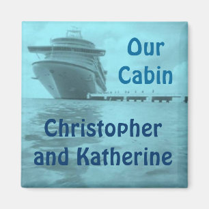 Aimant Aqua Ship Stateroom Marqueur de petites portes