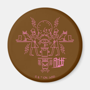 Aimant Aqua Teen Hunger Force Hieroglyphics