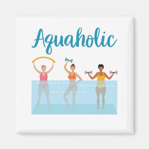 Aimant Aquaholic Water Aaérobic Femmes