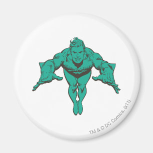 Aimant Aquaman Déjeuner en avant - Turquoise