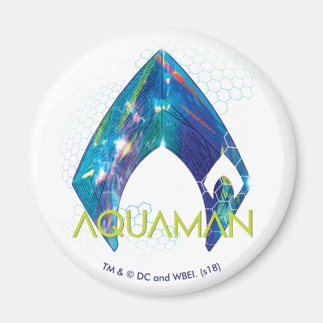 Aimant Aquaman | Logo Aquaman modifié (Devant)