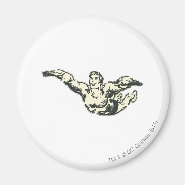 Aimant Aquaman Soars BW (Devant)