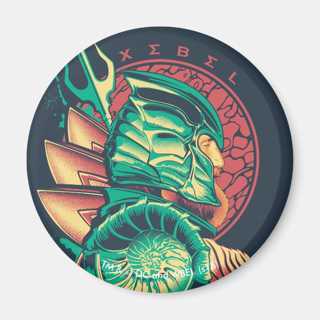 Aimant Aquaman | Xebel King Nereus Graphic (Devant)