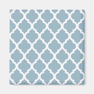 Aimant Aquamarine Moroccan Tile Trellis