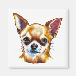 Aimant Aquarelle Chihuahua