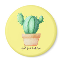 Aquarelle de Cactus - T-shirt pour les amoureux Pl