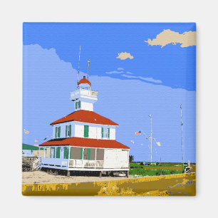 Aimant Aquarelle du phare West End