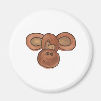 Aimant Aquarelle mignonne magnétique singe