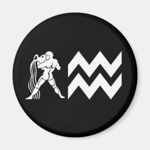 Aimant Aquarius avec symbole