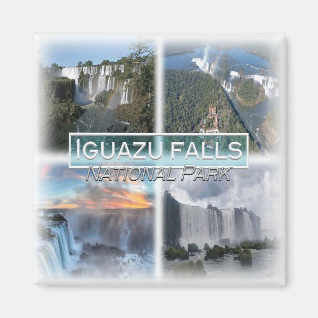 Aimant AR0042 Amérique, Argentine, chutes d'Iguazu, Fridg (Devant)