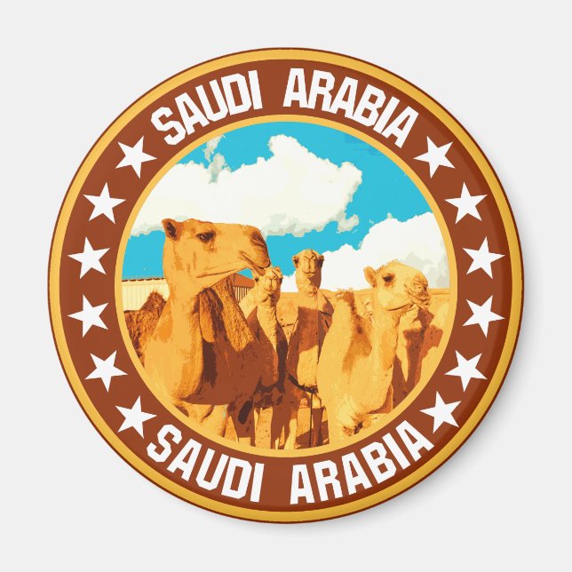 Aimant Arabie saoudite (Devant)