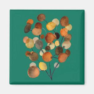 Aimant Arbre Abstrait brun d'automne