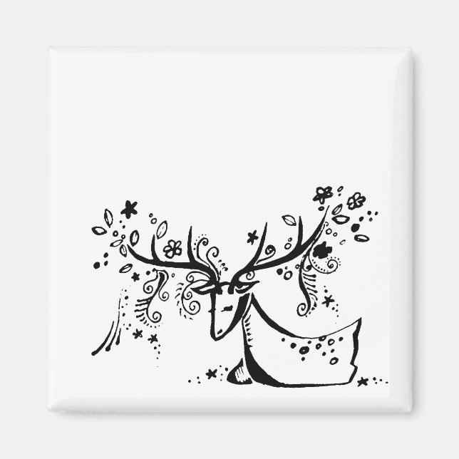 Aimant Arbre cerf (Devant)