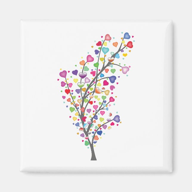 Aimant Arbre d'amour et d'harmonie (Devant)