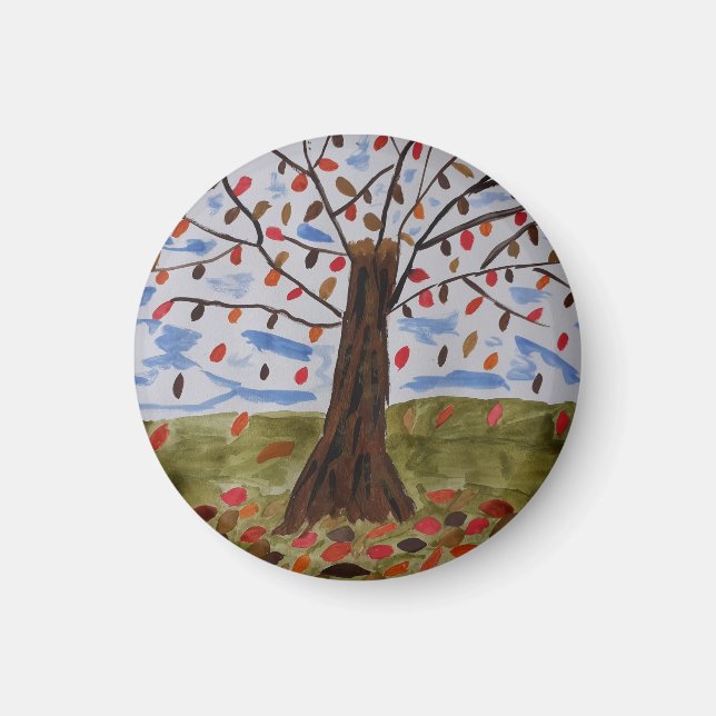 Aimant Arbre d'automne (Devant)