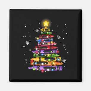 Aimant Arbre de Noël craie enseignant lumières étudiant é