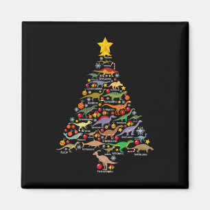 Aimant Arbre de Noël dinosaure Dino Trex paléontologue X