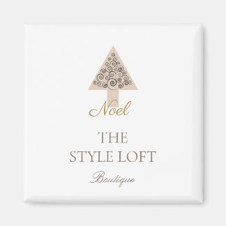 Aimant Arbre de Noël Élégant Noel pour Boutique