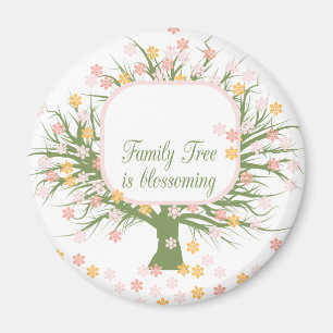 Aimant Arbre familial en floraison