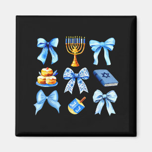 Aimant Arc Coquet Fête Juive Chanukah Hanukkah Meno