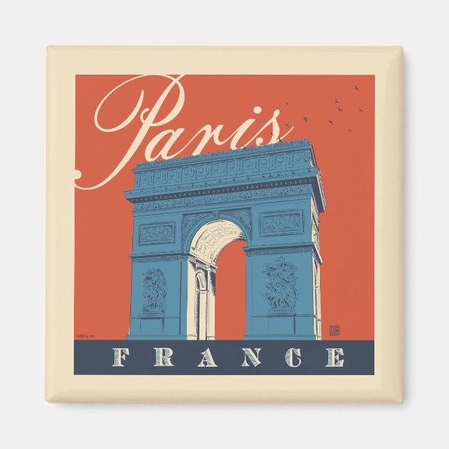 Aimant Arc de Triomphe | Paris, France (Devant)