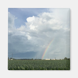 Aimant Arc en ciel de l'Ohio sur Cornfield