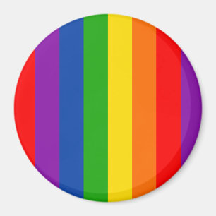 Aimant Arc-en-ciel LGBTQ+ Pride drapeau, couleurs Gay pri