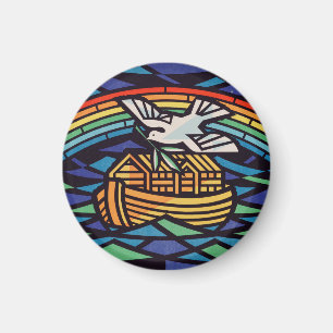 Aimant Arche de Noé avec l'Esprit Saint