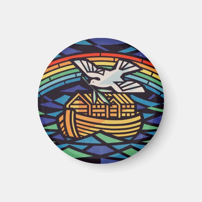 Aimant Arche de Noé avec l'Esprit Saint (Devant)