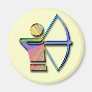 Aimant Archer avec flèche et flèche