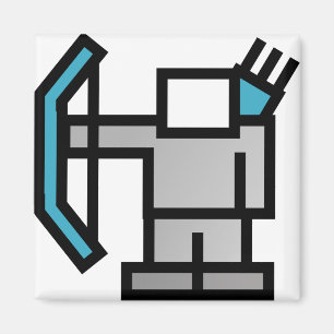 Aimant Archer en bleu