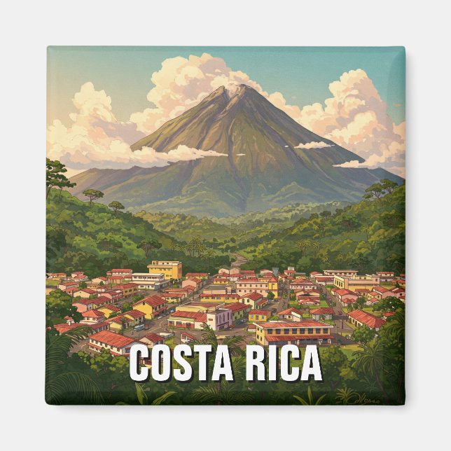Aimant Arenal Volcano La Fortuna Costra Rica Voyage (Devant)