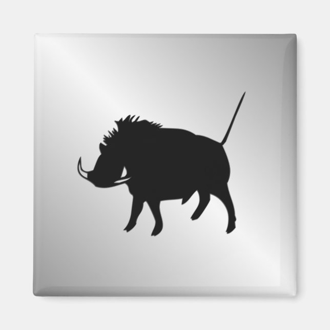 Aimant Argent de porcelaine (Devant)