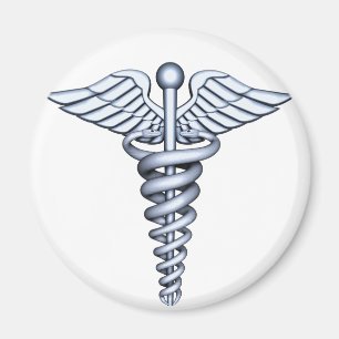 Aimant Argent Médicale de symbole