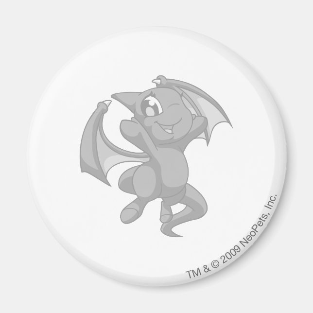 Aimant Argent Shoyru (Devant)