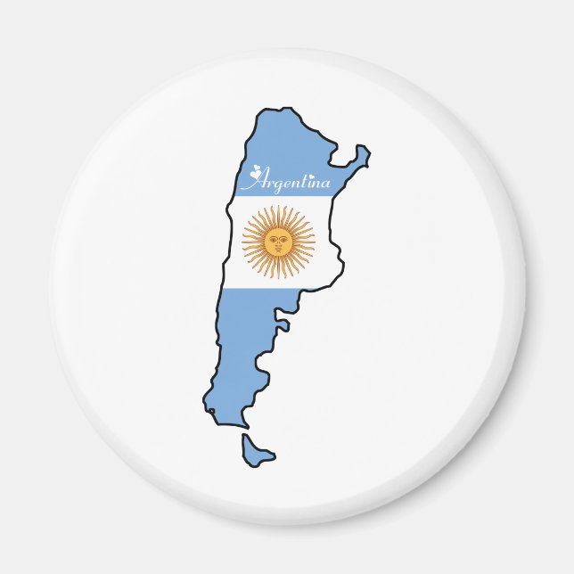 Aimant Argentine cool (Devant)
