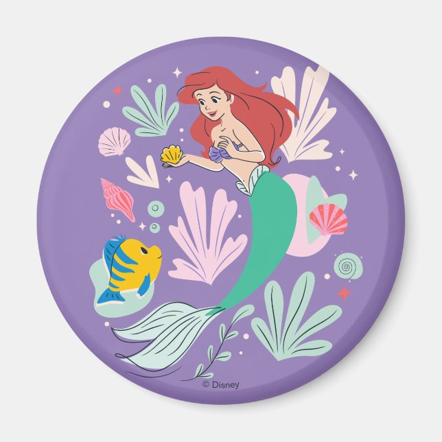 Aimant Ariel & Flounder’s Undersea Shell-abration ! (Devant)