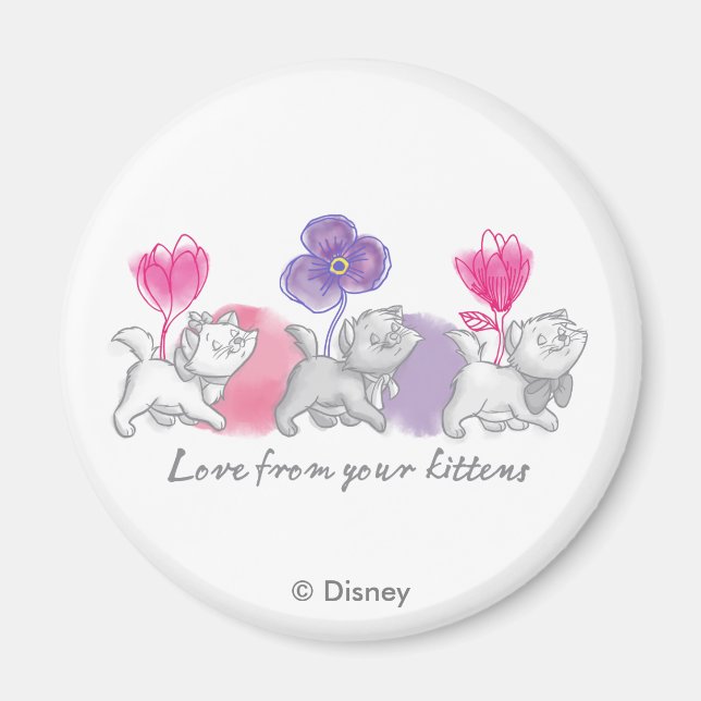 Aimant Aristocats | L'amour de vos chatons (Devant)