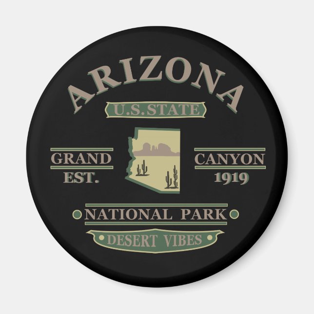 Aimant Arizona Etat Sedona Parc national grand canyon (Devant)