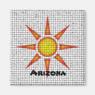 Aimant Arizona Sud-Ouest Mosaic Carrelage soleil