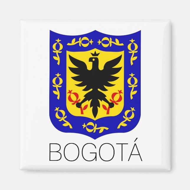 Aimant Armoiries de Bogotá, la Colombie (Devant)