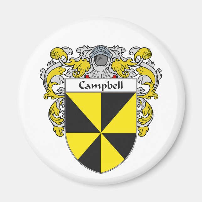 Aimant Armoiries de Campbell (moulées) (Devant)