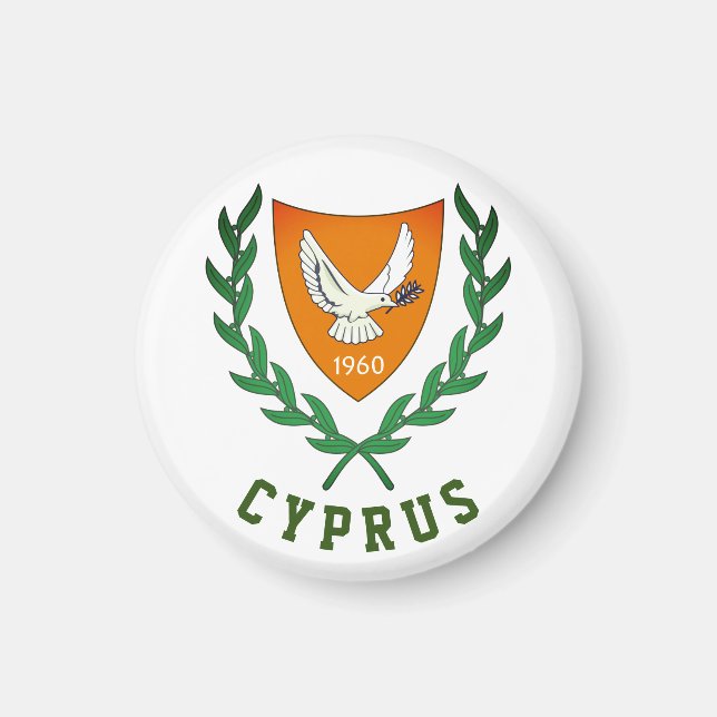 Aimant Armoiries de CHYPRE (Devant)