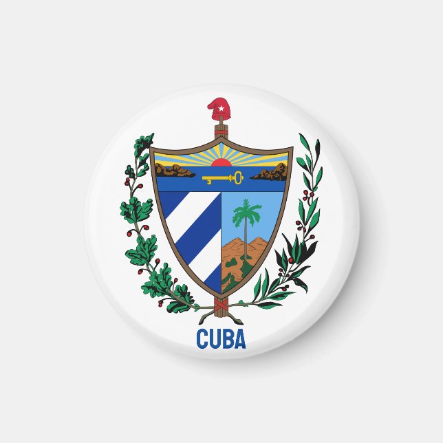 Aimant Armoiries de Cuba (Devant)
