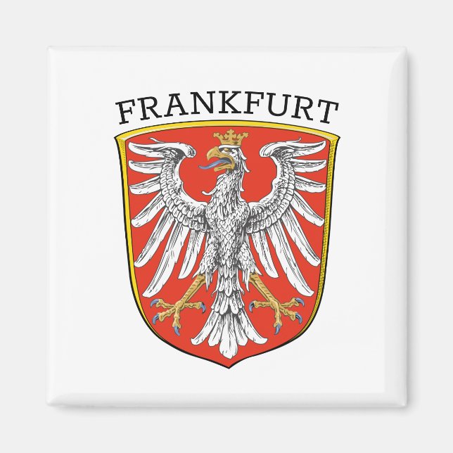 Aimant Armoiries de Francfort - ALLEMAGNE (Devant)