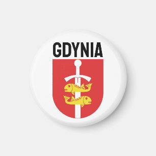 Aimant Armoiries de Gdynia, Pologne