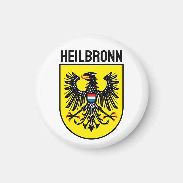 Aimant Armoiries de Heilbronn, Allemagne (Devant)
