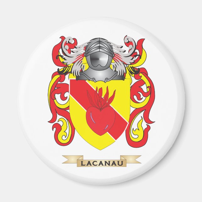 Aimant Armoiries de Lacanau (crête de famille) (Devant)