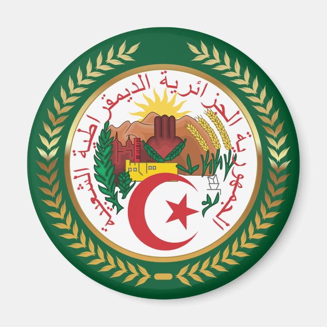 Aimant Armoiries de l'Algérie (Devant)